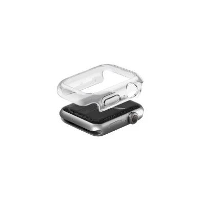 Uniq garde hybrid watch case with screen protection 44mm (se3|se2) - dove clear
